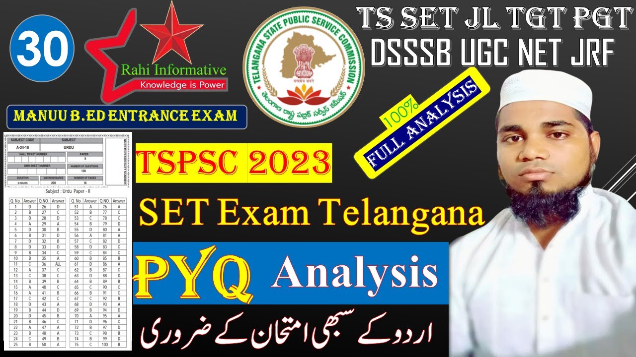TS SET Answer Key Full Analysis Previous Year Question Paper ts-set-answer-key-full-analysis-previous-year-question-paper