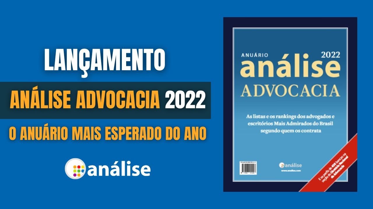 Lançamento da 17ª edição do Análise Advocacia já tem data marcada