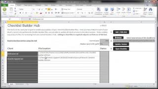 Checklist Builder Hub - How to