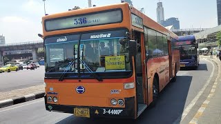 (Thrash) Bus ride - Hino RU1J number 3-44007 line 536 (3-24E) on Expressway 🛣️🔥