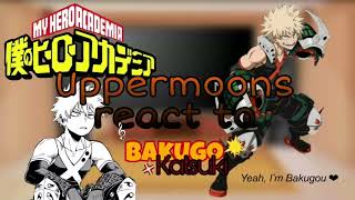 Uppermoons react to Mha 2/4 |manga spoiler| |BkDk| |kny x mha|