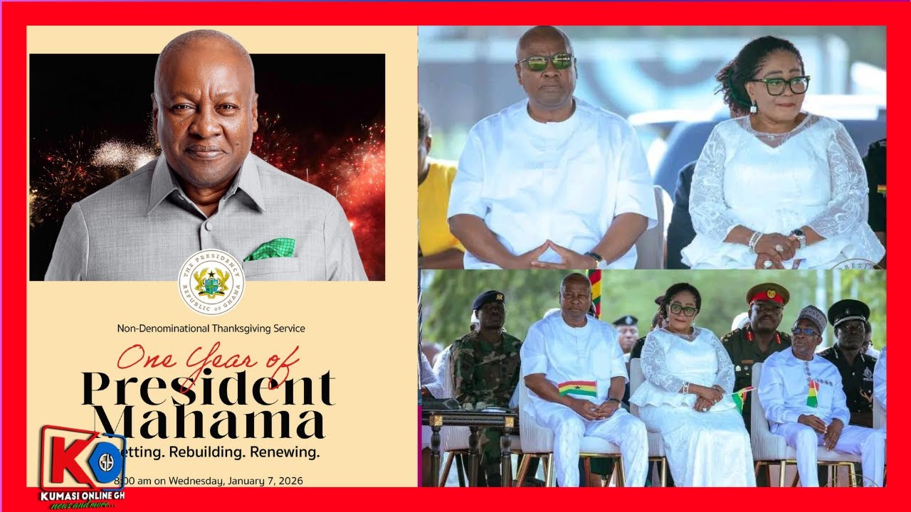 LIVE FROM THE PRESIDENCY | Non-Denominational Thanksgiving Service | One Year of President Mahama