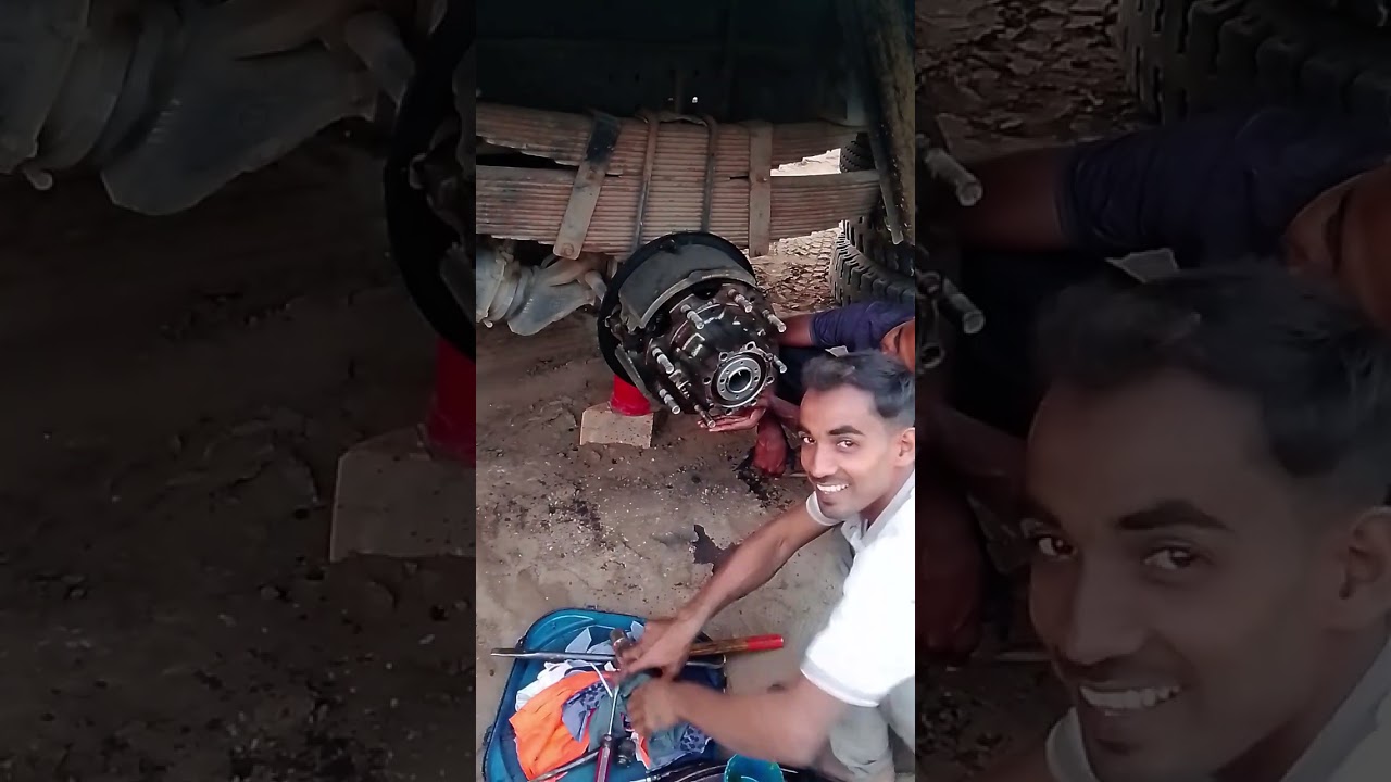 Wheel servicing brake shoe servicing