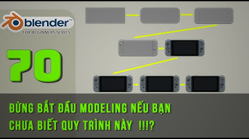 [Tự học Blender2025] Bài 70: Đừng làm bài thực hành nếu bạn chưa biết quy trình này? Blender cơ bản