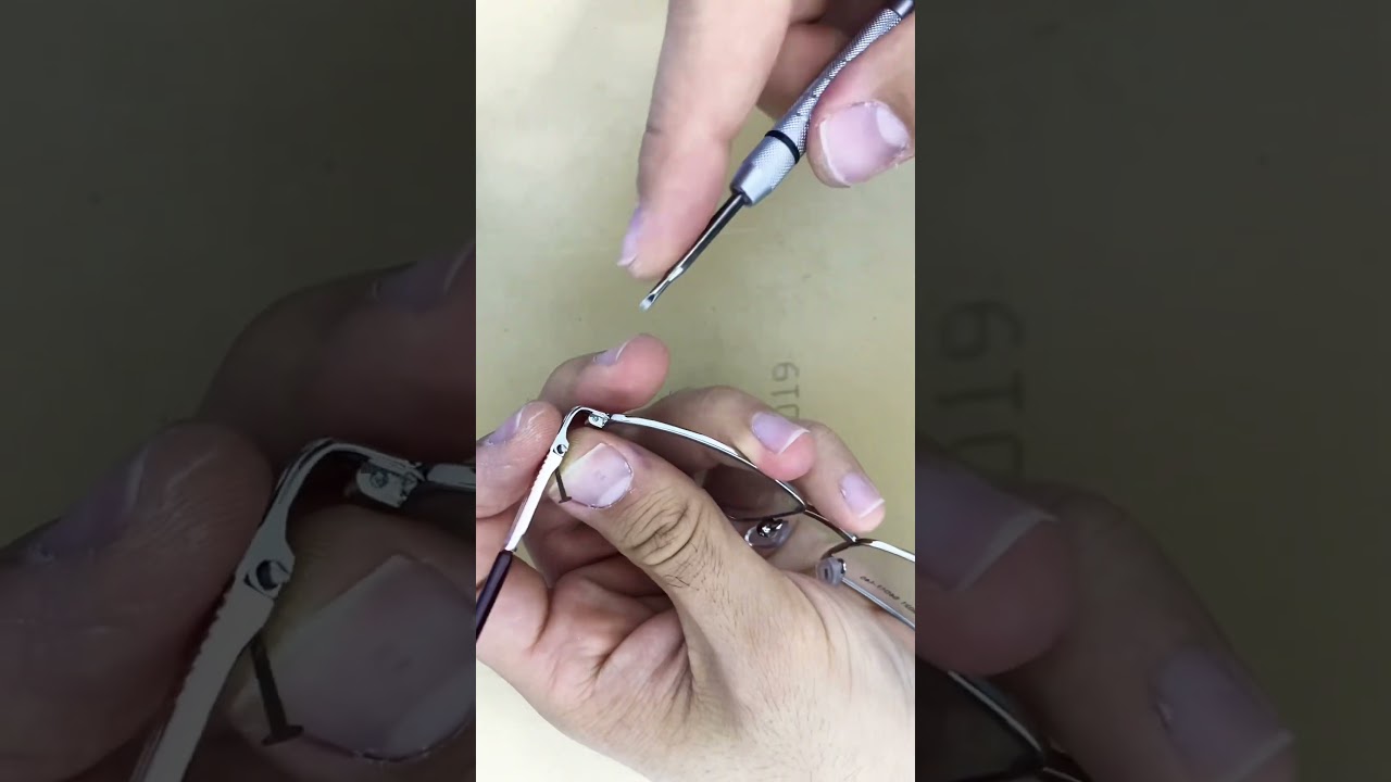 Реставрация очков Как правильно заменить дужки 