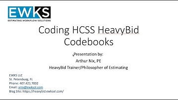 Coding HCSS HeavyBid Material Codebook