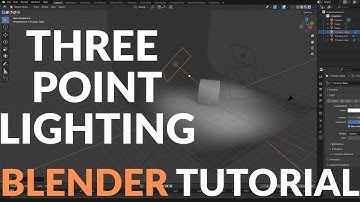 Blender 3 Point Lighting Tutorial | Easy Tri Light Addon Guide