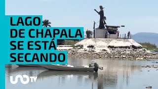 Lago de Chapala se está secando; llega a menos de la mitad de su capacidad