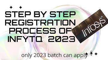 Step By Step registration process InfyTQ 2023 Batch #infosys #certification