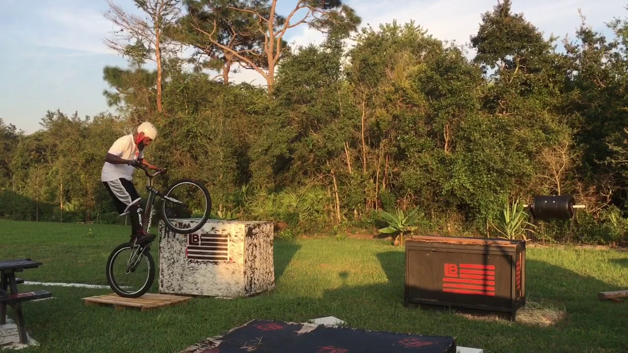 Weekend training on the trials bike YouTube