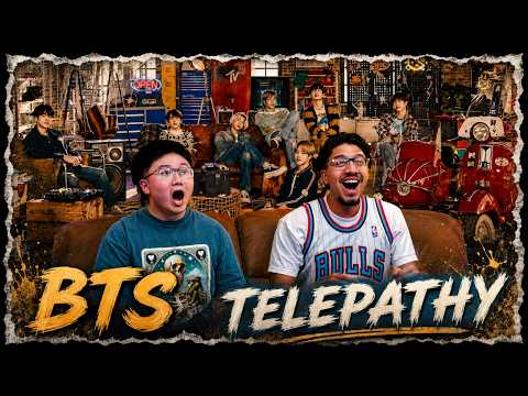 OUR FIRST TIME WATCHING BTS!! 'Telepathy' Lyrics + MTV Unplugged