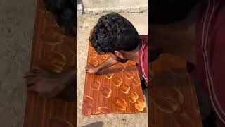this guy made beautiful design on his table