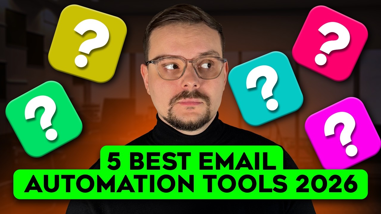 5 Best Email Marketing Automation Tools - 2026 - YouTube