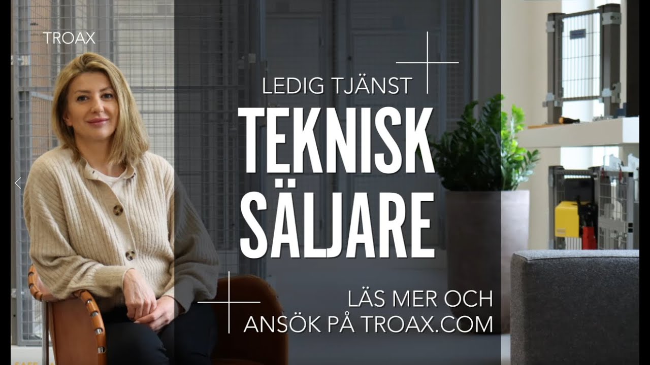 Vacancy - Teknisk säljare