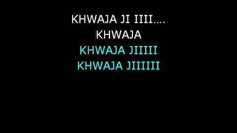 Khwaja Mere Khwaja karaoke song AR Rahman best composition