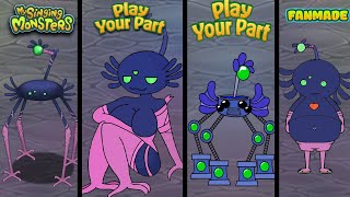 All Monster Ethereal Workshop Vs Play Your Part Vs MPG | My Singing Monster #msmpyp2024 #5
