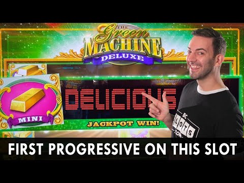 💵 FIRST PROGRESSIVE on Green Machine DELUXE! 💰 Delicious Jackpot Win in Idaho 🎰