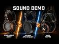 Sendy Egret vs Hifiman Arya Stealth vs Meze 109 Pro - Sound Demo