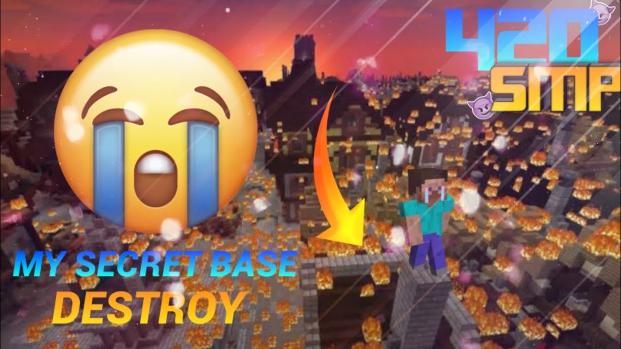 MY ENEMY DESTROY MY BASE IN DEADLIEST 420 SMP 😭 - YouTube