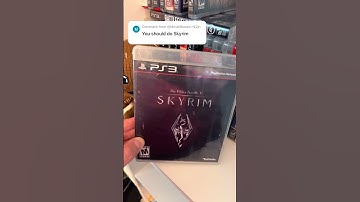 POV you’re about to play Skyrim #gamecollection #gaming #skyrim #ps3 #shorts #elderscrolls #fyp