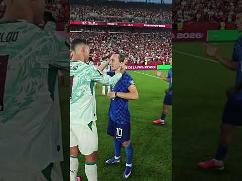 Cristiano and Modric 🫂#copadomundo #cristianoronaldo