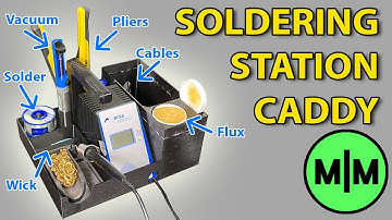Say Goodbye to Workspace Chaos with a 3D Printed Soldering Station