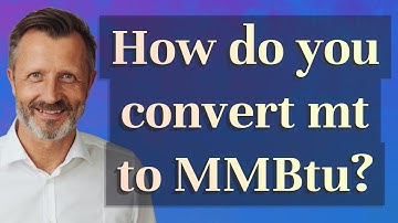 How do you convert mt to MMBtu?