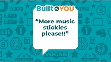Built By You: Interactive Music Notation Activity in Google Slides | Stickity for Music Teachers