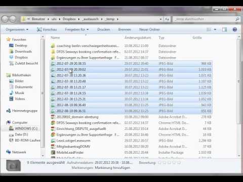 New Dateien packen und komprimieren unter Windows