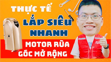 Lắp thực tế siêu nhanh Motor con rùa góc mở rộng, cổng tự động âm sàn, tay đòn, 4 cánh, 2 cánh