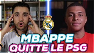 OFFICIEL KYLIAN MBAPPE ANNONCE qu'il QUITTE LE PSG ! Bienvenue au REAL MADRID