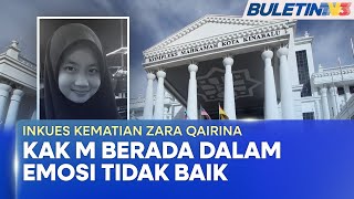 INKUES KEMATIAN ZARA QAIRINA | Kak M Keluar Kenyataan Berbaur 'Ugutan' Kerana Adiknya Diejek (BU)
