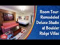 Boulder ridge  new refurbished deluxe studio  room tour