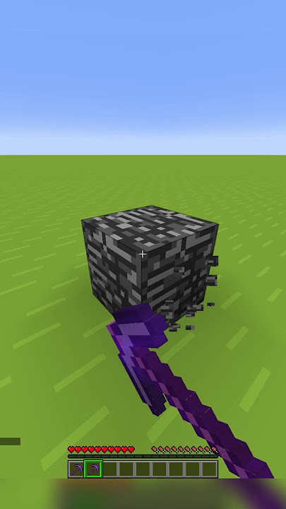 Cara Menghancurkan Bedrock | #minecraftshorts #minecraftfact #minecraft