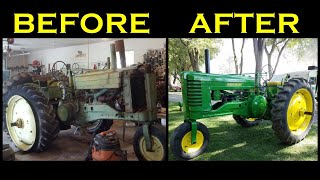 John Deere A Restoration  Start to Finish