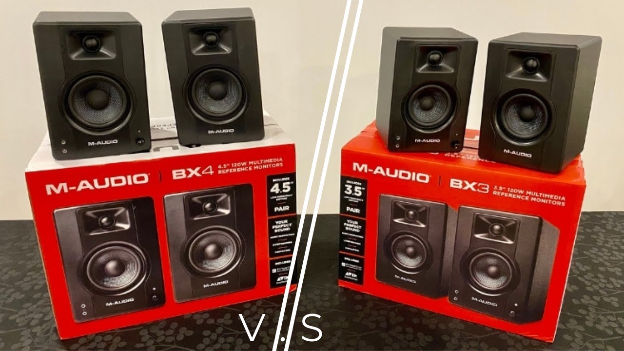 M-Audio BX3 and BX4 Multimedia Reference Monitor Speakers Review