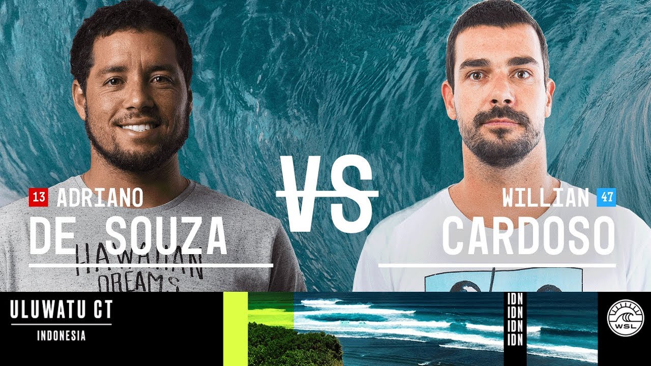 adriano de souza oakley Adriano de Souza vs. Willian Cardoso - Round Three, Heat 9 - Uluwatu CT 2018