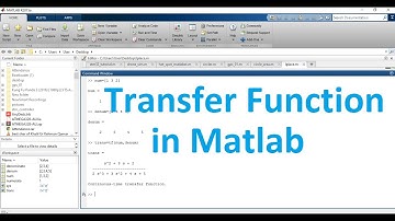 how to use transfer function in matlab | tf in matlab