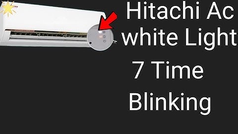 Hitachi non inverter 7 time blinking error code solve  💯