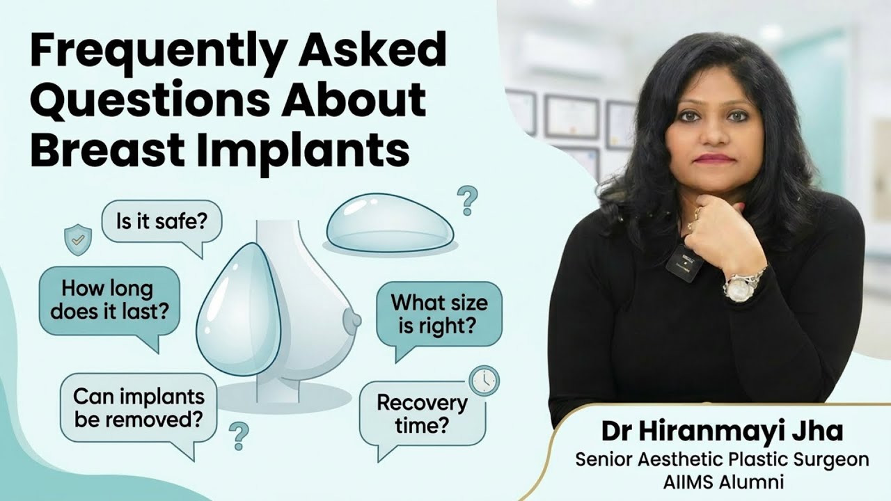 Frequently asked questions about Breast implants!Dr Hiranmayi jha plastic surgeon#breastenhancement 