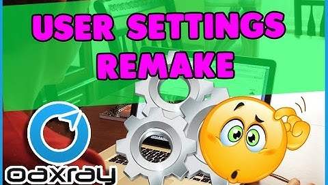 User settings remake fro oaxray amazon fba sellers