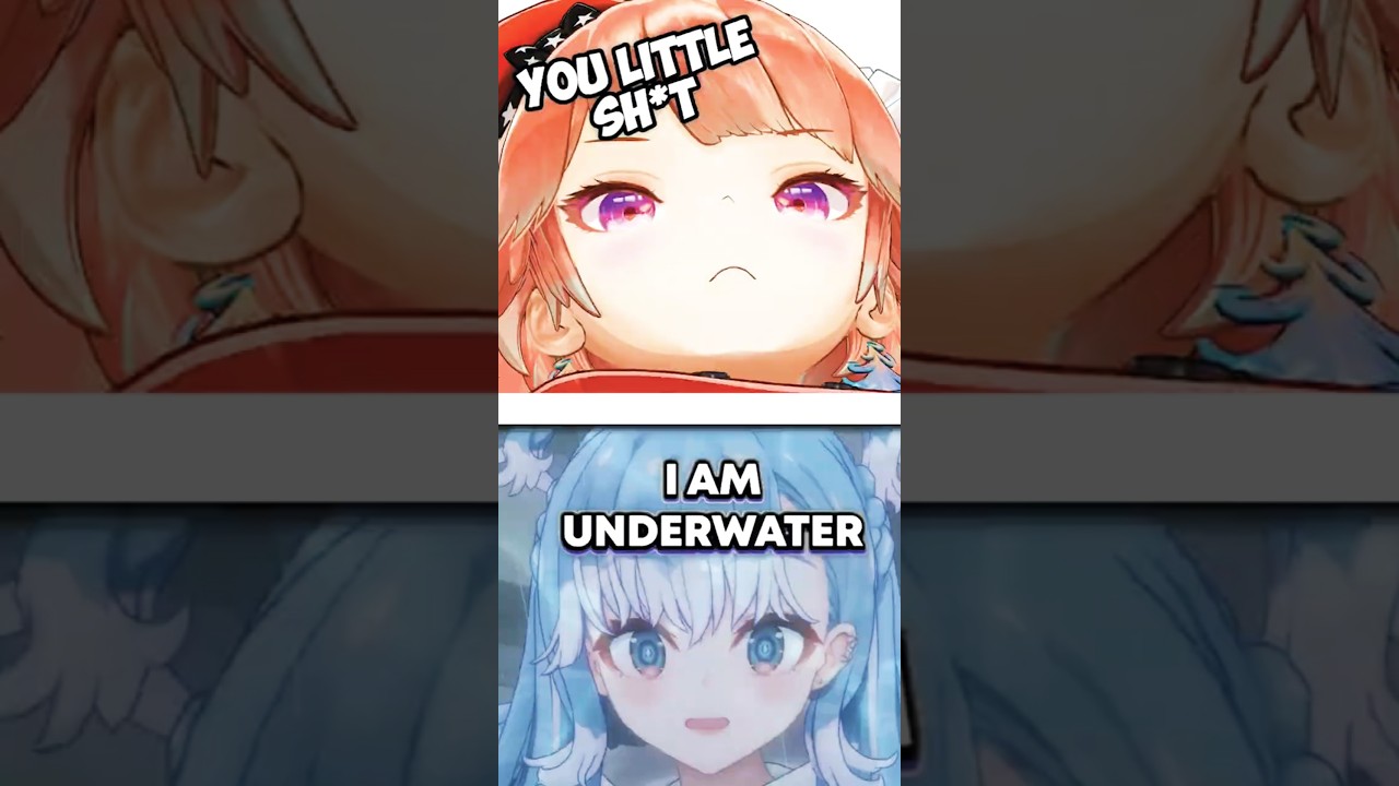 Kiara had enough of Kobo under the water ! 