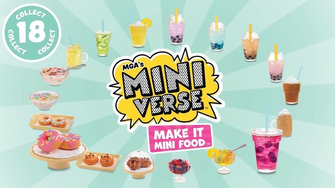 Make Miniature UV Resin Foods Quick Craft! #miniverse 