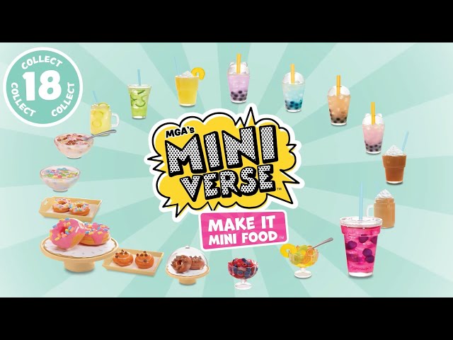 MGA's Miniverse - Make It Mini Food Diner Series 1 Minis