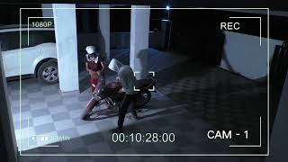 Thief Caught In Cctv Camera While Theft Bike Social Awareness Video