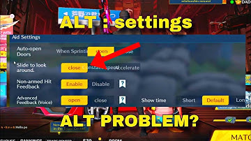 ALT SETTINGS PROBLEM? " BEST SETTINGS "| KNIVES OUT GAME 2025