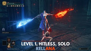 Elden Ring - Rellana | Level 1, Hitless, Solo (Music Video)