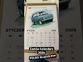 KALENDARZ 2026 POLSKI KLASYK #kalendarz #prezent #pracownia36 #polskiklasyk #maluch #fiat125p