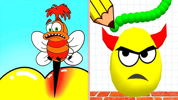 Help Monster 2 Tricky Puzzle vs Draw To Smash Game - Satisfying ASMR Gameplay All Levels