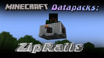Minecraft Datapacks 1.14: ZipRail